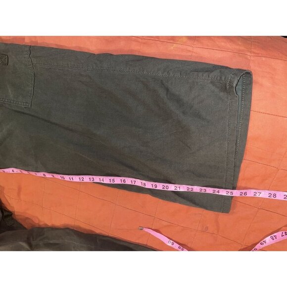 Torrid Olive Cargo Adjustable Waist Lightweight Cotton Blend Women's Pants Size - Picture 7 of 8